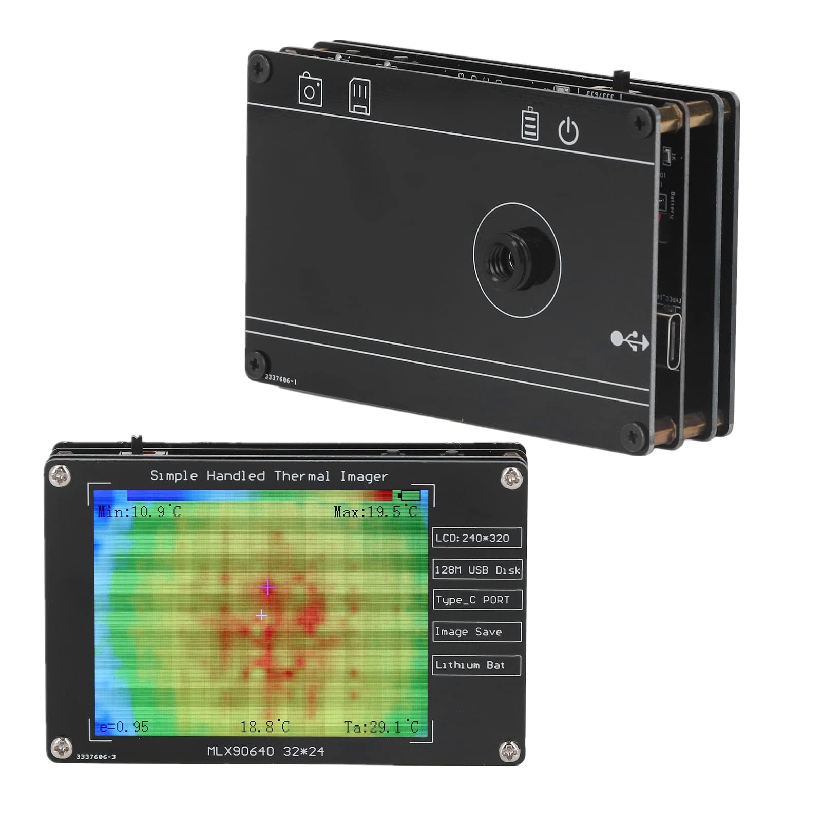 Thermal Imaging Camera, Handheld Thermal Camera with 320x240 IR Resolution, 2.8 LCD Screen, 8Hz Refresh Rate, Rechargeable Infrared Thermal Imager for Temperature Anomalies (B0BP253PYJ) Amazon Price History, Amazon Price Tracker