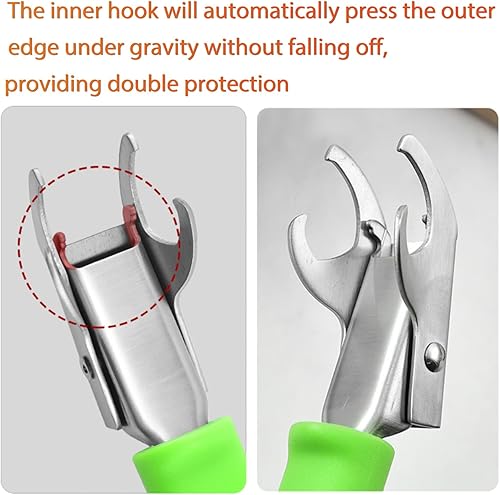 Miniatura 5 de Clip anti escaldaduras de cocina, tazón de acero inoxidable y clip de placa clip de placa anti escaldaduras, adecuado para hornos de microondas,