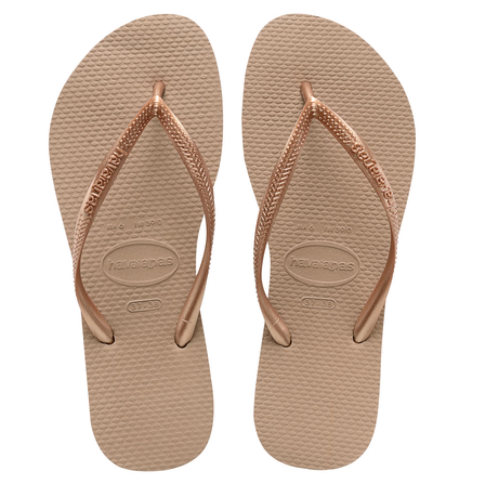 Havaianas Slim Femme FlipFlop Rose Gold 37 EU