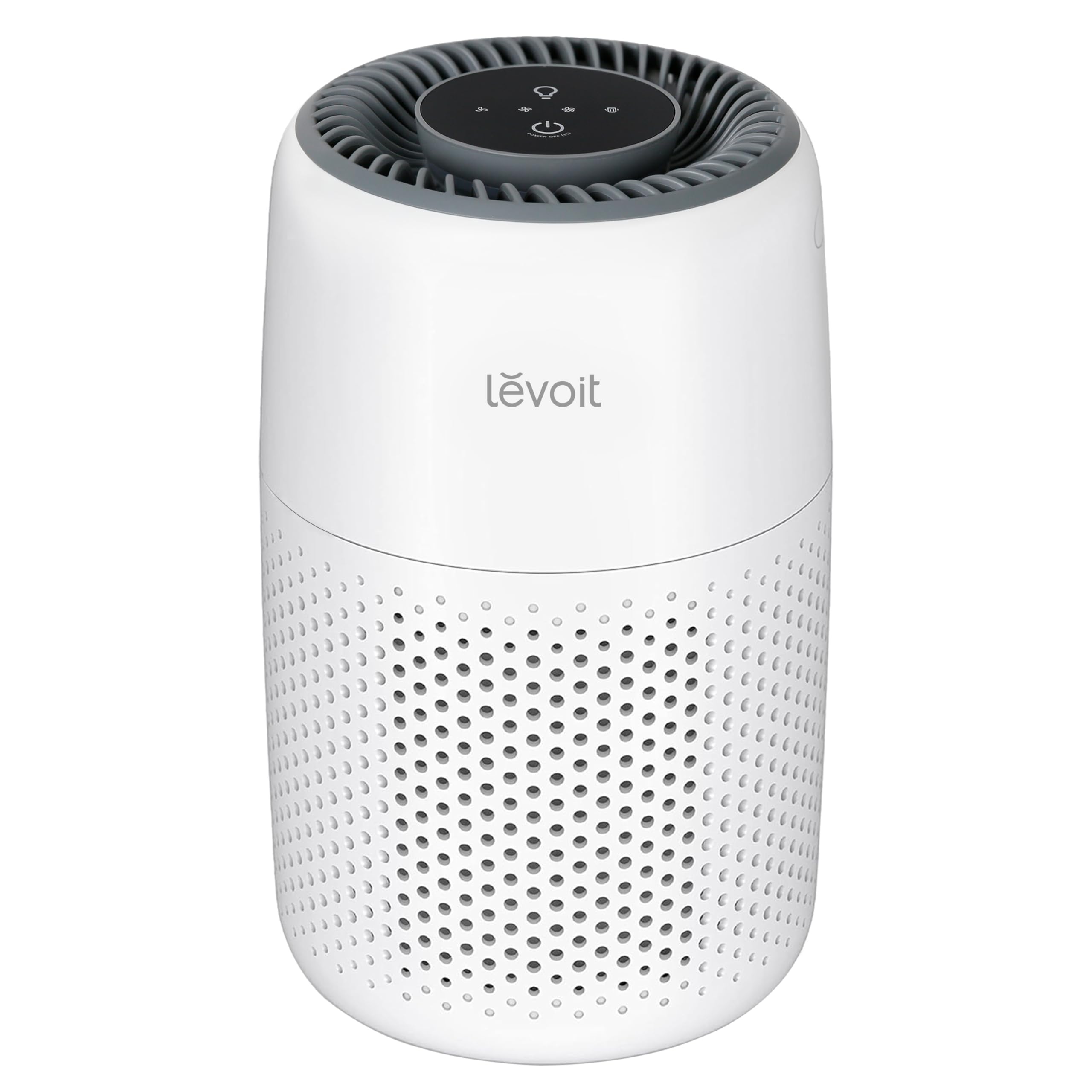 LEVOIT Air Purifiers for Bedroom Home, with Night Light, 3-in-1 Filter, Filters Smoke, Allergies, Pet Dander, Odor, Dust, 25dB Ultra-quiet, Office, Desktop, Portable, Core Mini, White - core mini night light