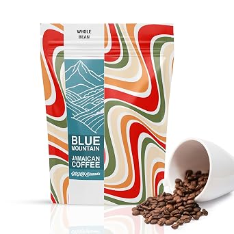 OH HEY BRANDS Blue Mountain Coffee Medium Roast Beans from Jamaica Smooth, Rich & Balanced Coffee Jamaican Blue Mountain Beans