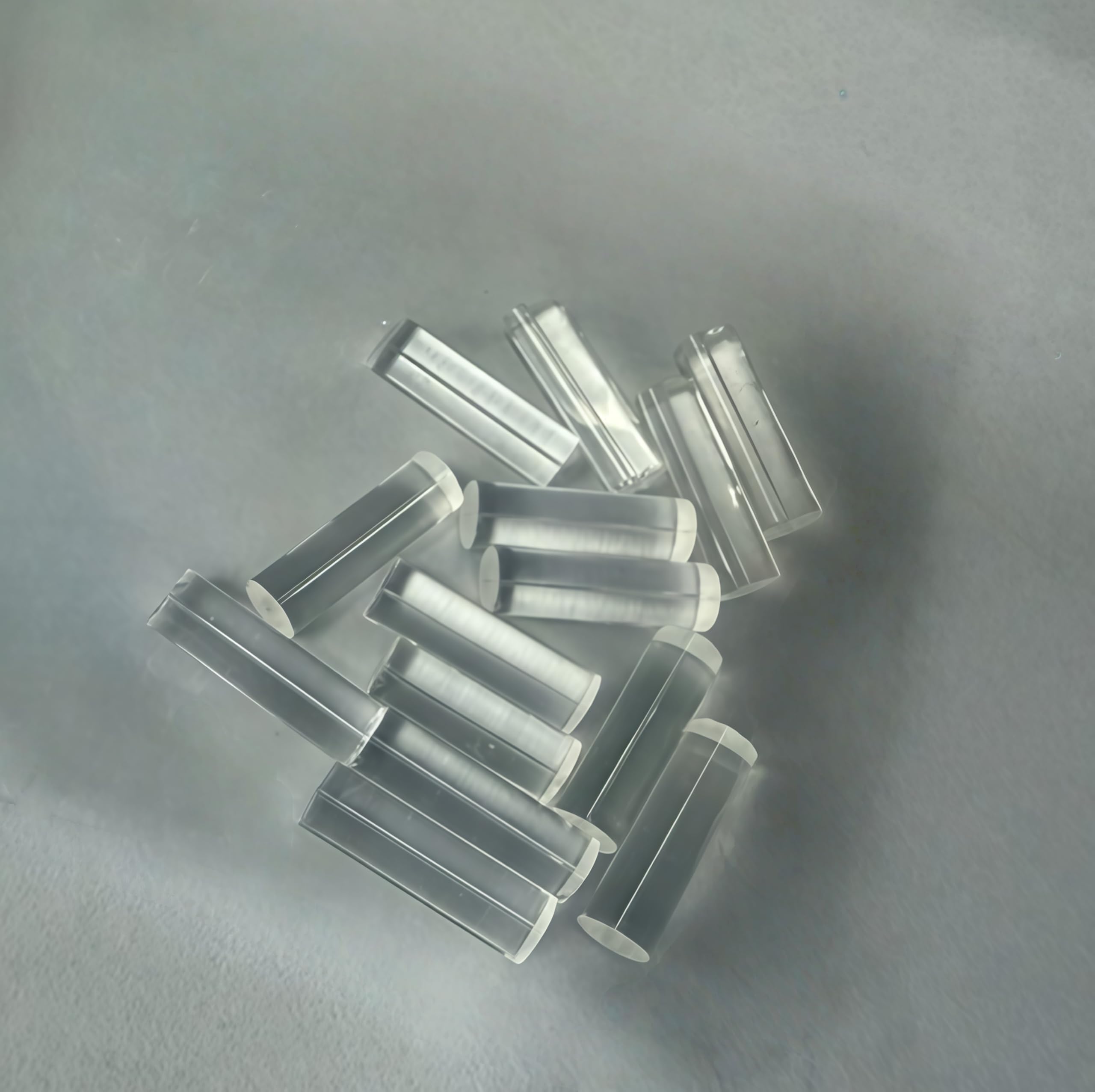 Asta cava for tubo di vetro al quarzo con silice fusa, 5 pezzi | Lunghezza 10 mm, for uso di laboratorio o industriale(4x0.5x10mm)