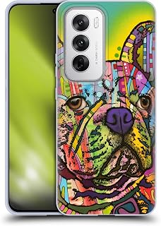 Head Case Designs Officially Licensed Dean Russo French Bulldog Dogs Soft Gel Case Compatible with Oppo Reno12 5G