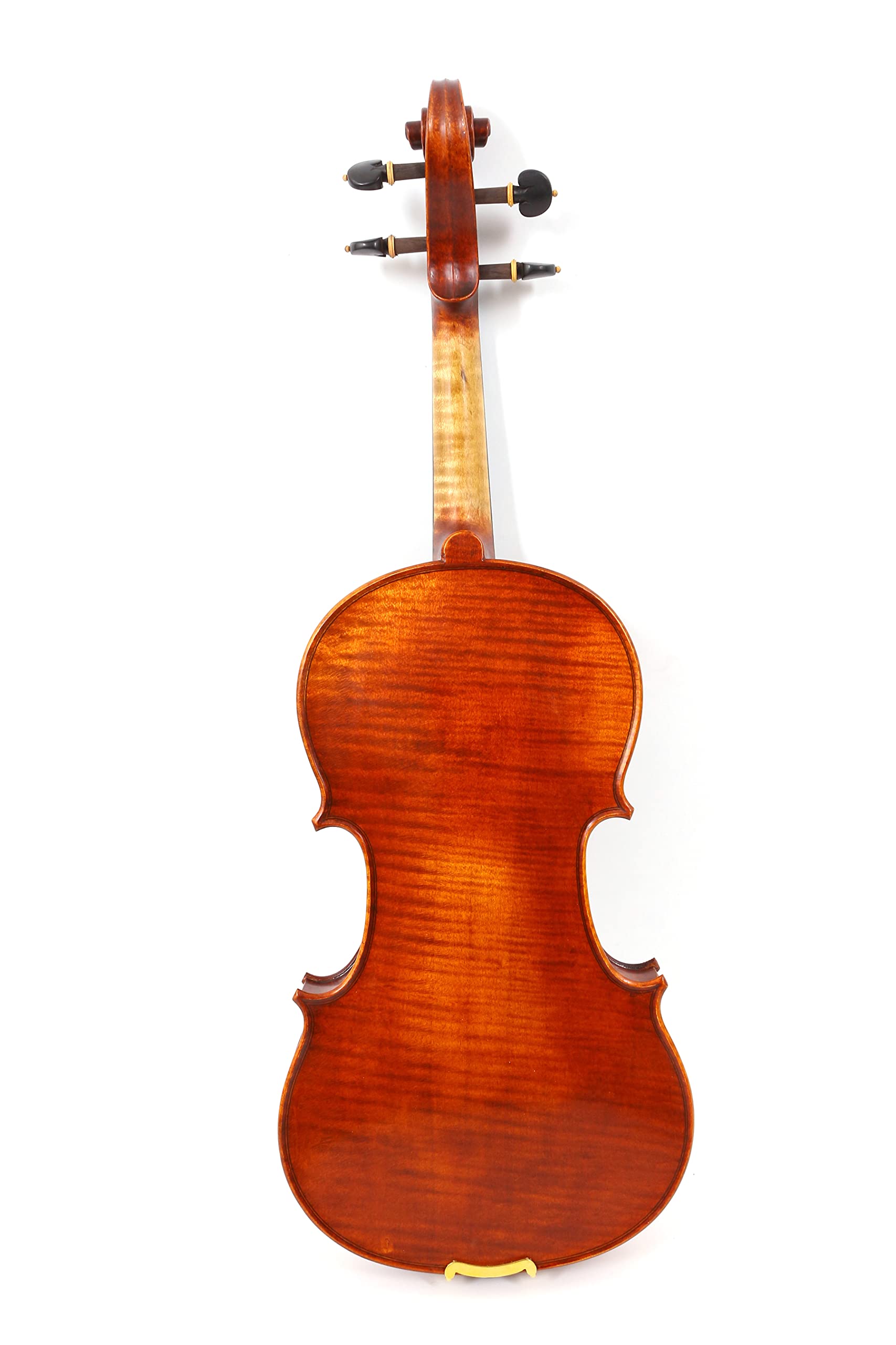 Yinfente Master 4/4 Violino Stradivari Modello Bel Suono - Fiamma Acero, Ebano - Con Caso Libero e Arco - Un Pezzo