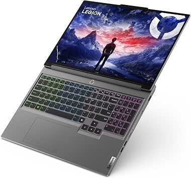 Lenovo Legion 5 16IRX9 Laptop 2024-16 WQXGA NVIDIA GeForce RTX 4060 - Intel i9-14900HX 24 Cores - 64GB DDR5 2TB NVMe SSD - Four-Zone RGB Backlit Keyboard Wi-Fi 6E - Win11 Pro 32GB USB - Luna Grey