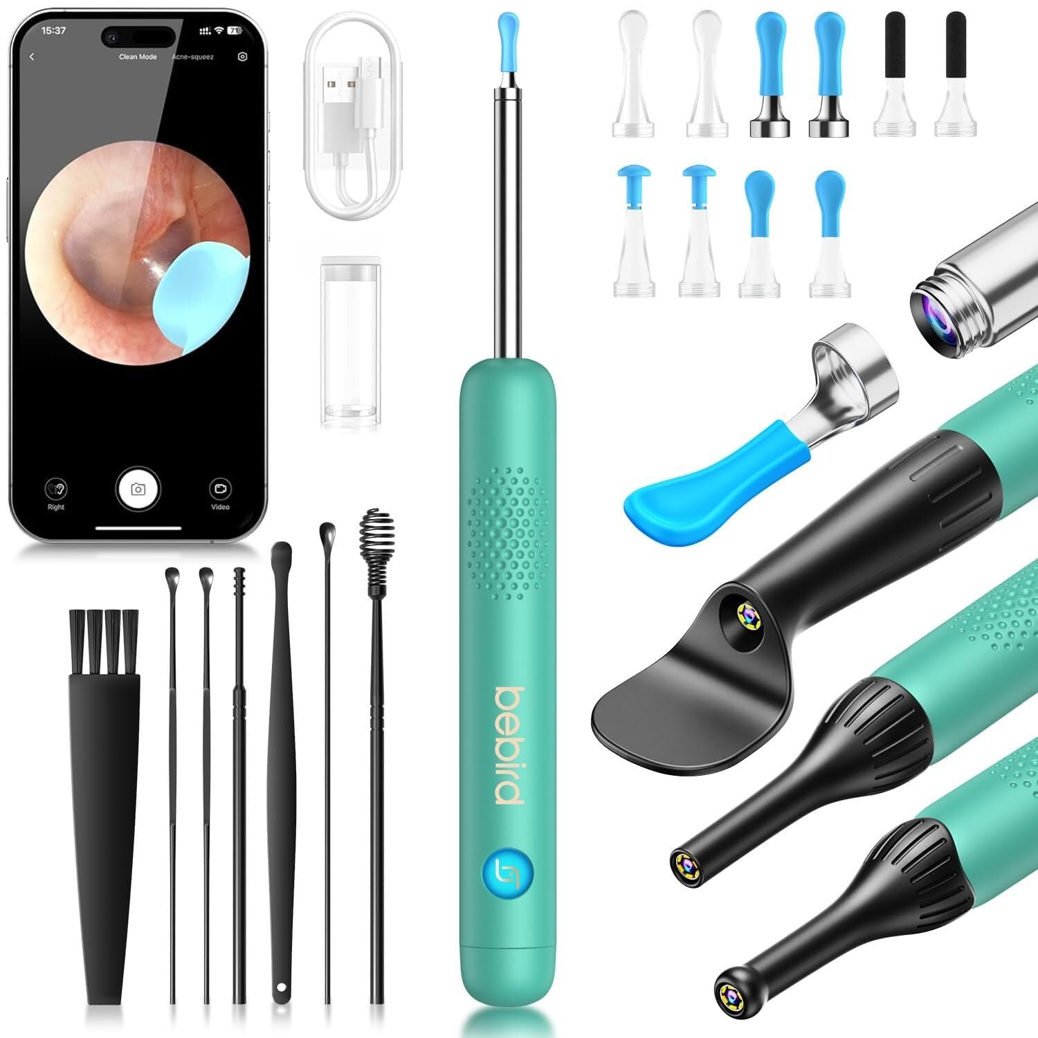 BEBIRD R1 Ear Camera - See Your Ears Clearly -11