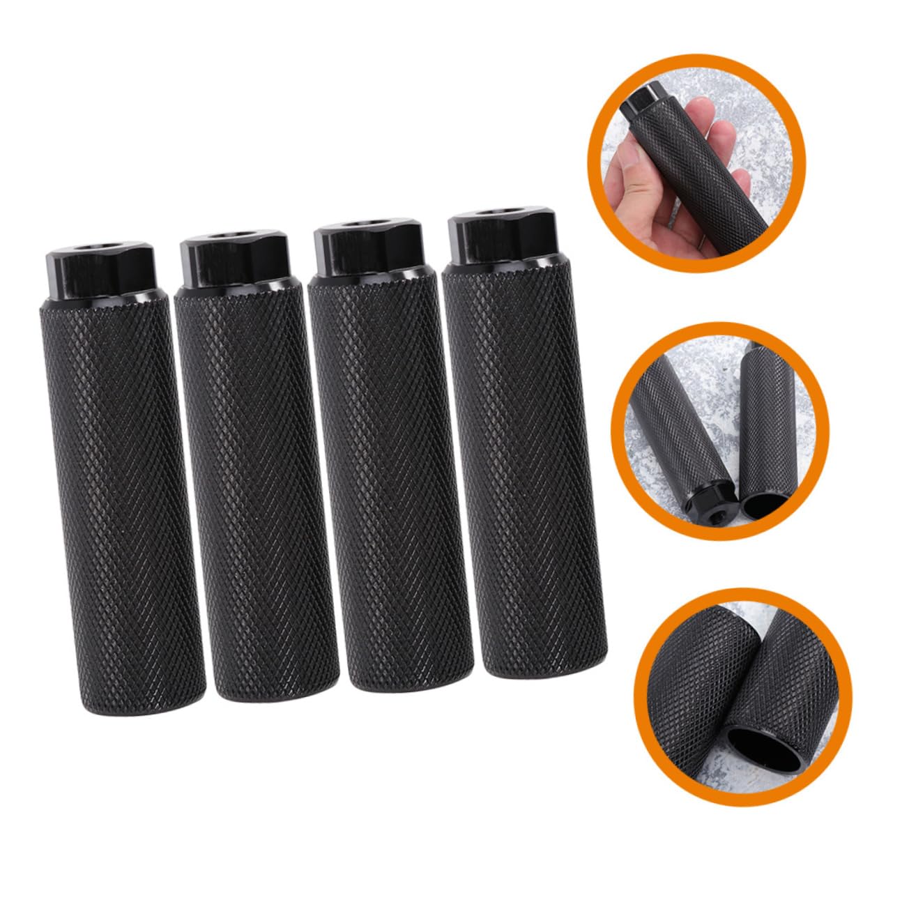 Toddmomy Universal Bike Pegs 4pcs Aluminum Alloy Cycling Pegs Bike Supplies Anti-Slip Sturdy for