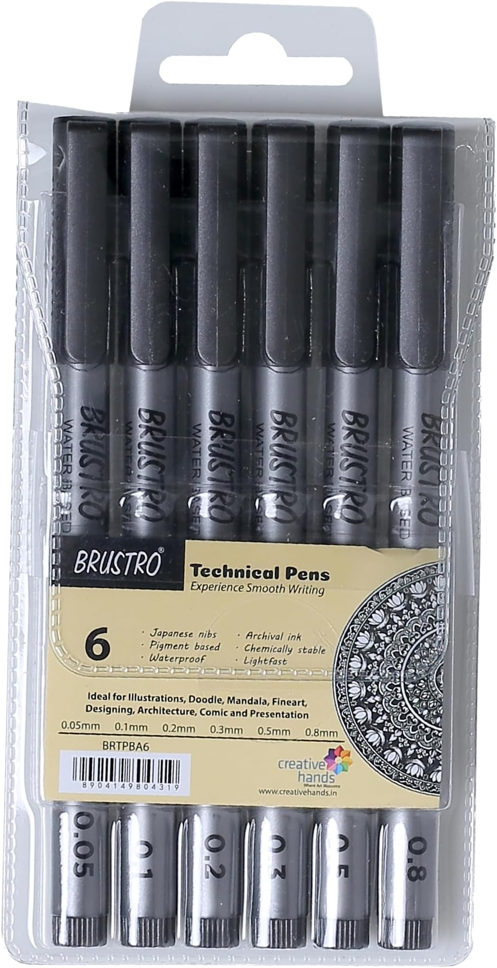 Technical Pen (Pack of 6)