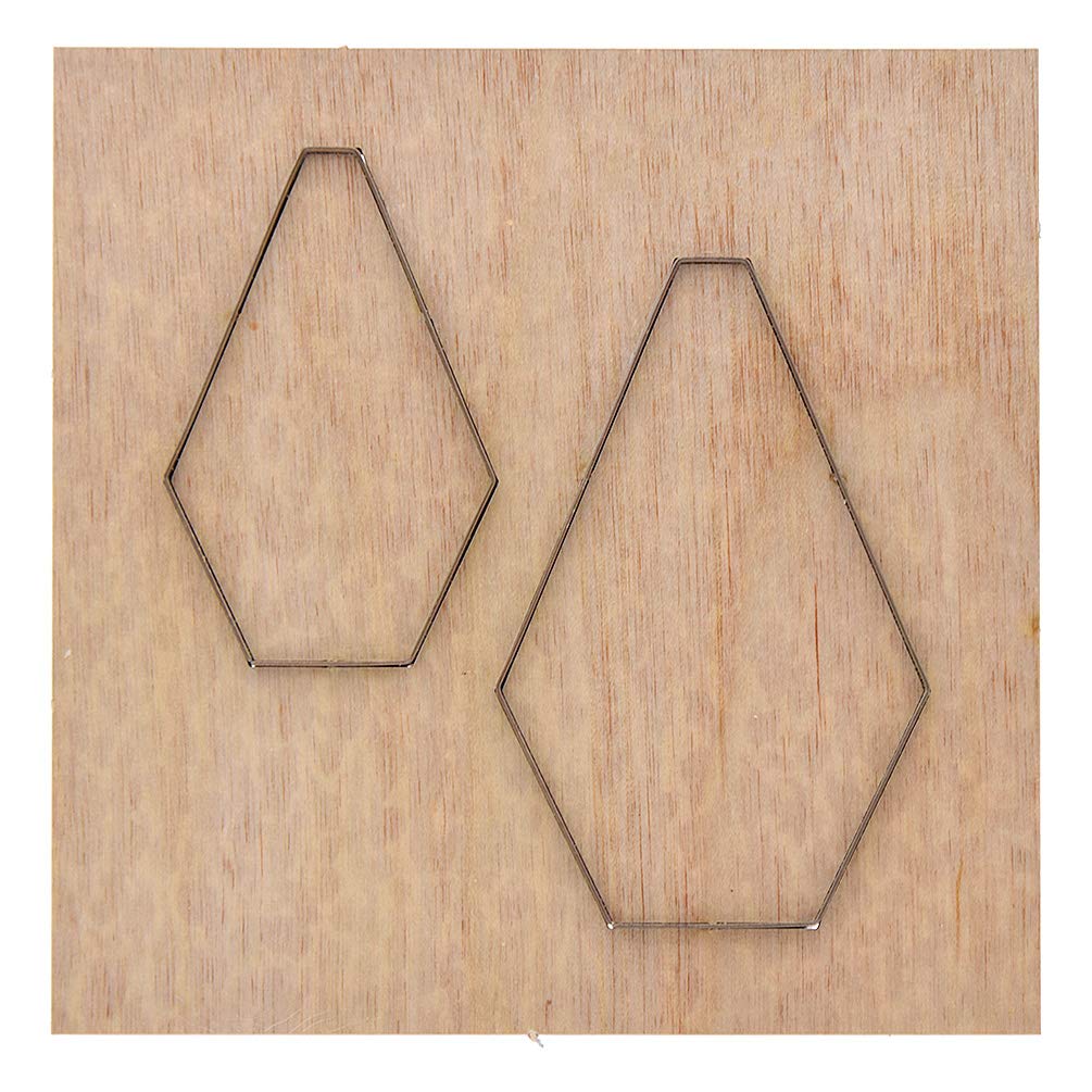 CHZIMADE Scrapbook Embossing Wooden Die Cutting Leather Mold for DIY Art Crafts Fabric Aceessory Earring Jewelry Making and Home Decoration