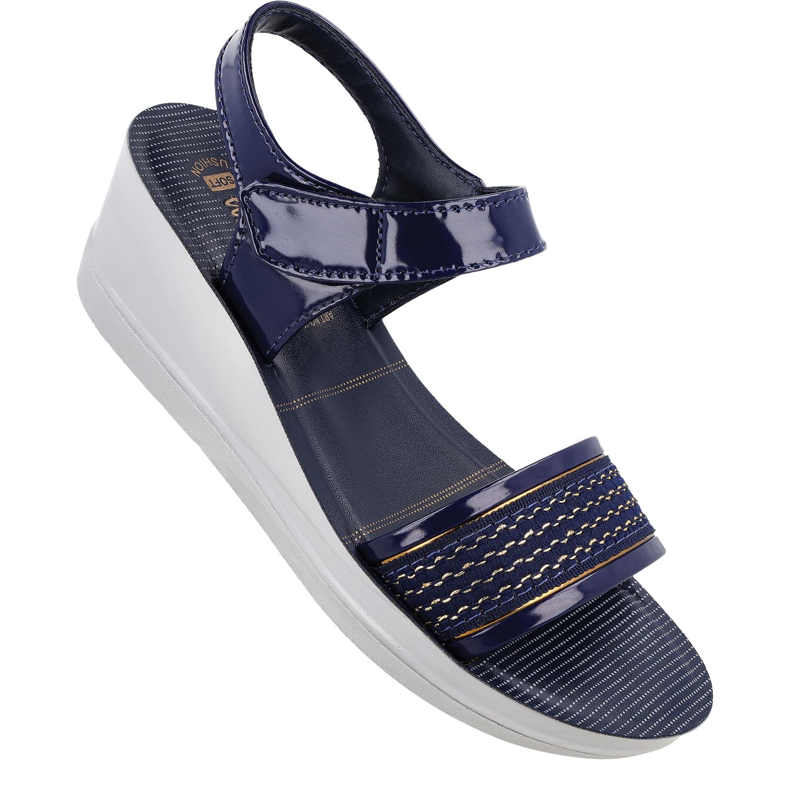 WALKAROO WL7848 Womens Fashion Sandals Dailywear and Regular use - Blue (B0CQYT2X4X) Amazon Price History, Amazon Price Tracker