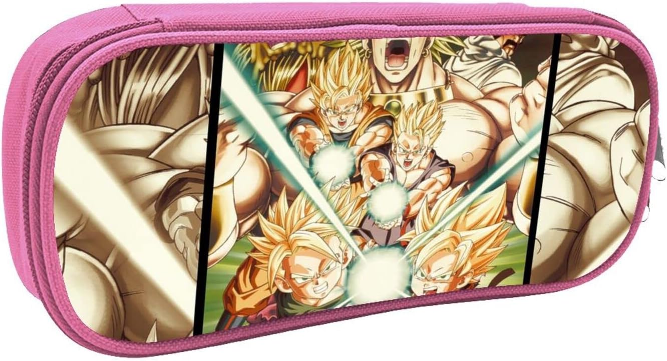 ドラゴンボール ペンケース 筆箱おしゃれ大容量多機能ペンポーチ 女の子化粧ポーチ男の子文房具収納ポーチ高校生中学生小学生人気かわいい アニメ筆入れ 子供入場に最適なギフト Faz Co Zm