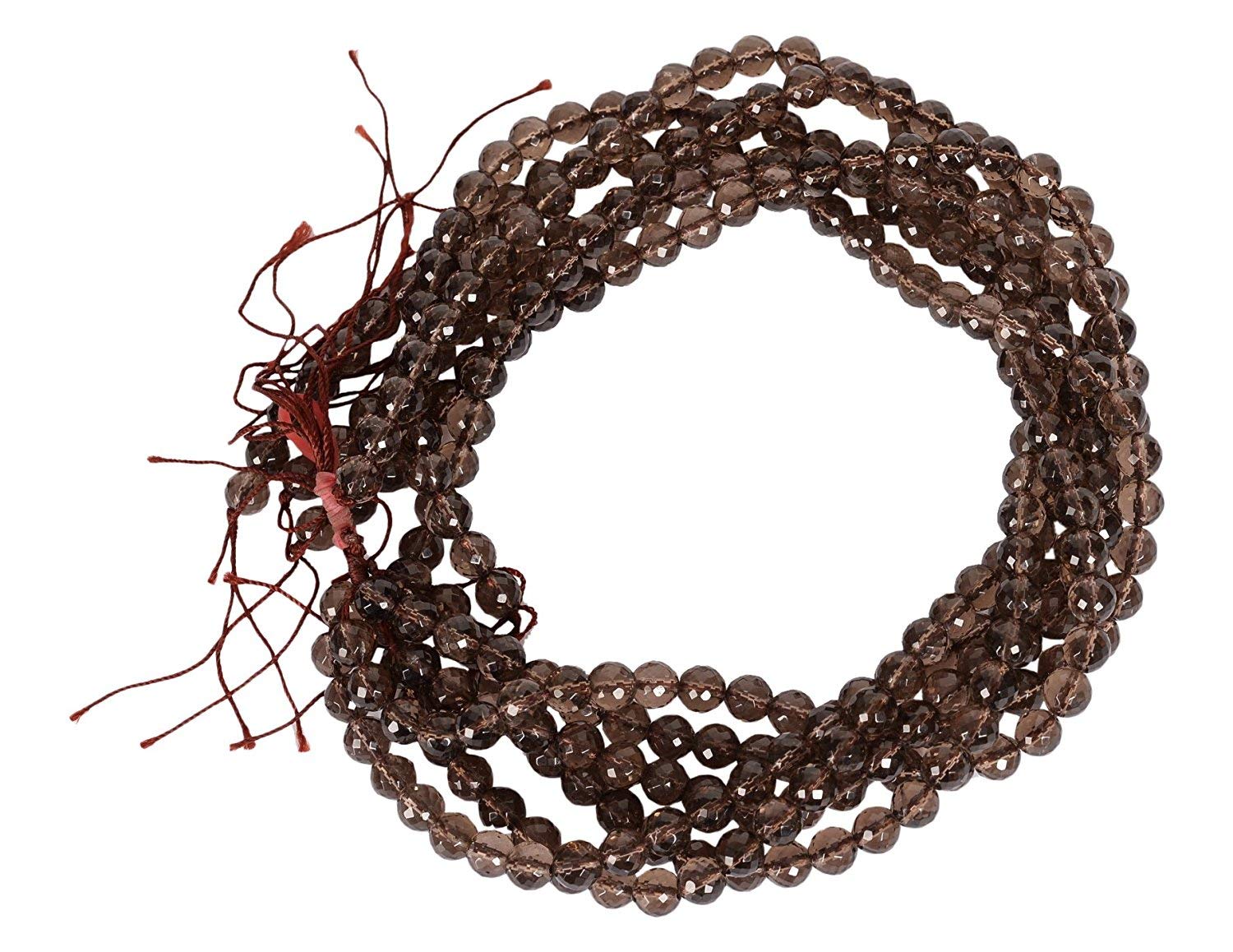 Ratnagarbha Smoky Quartz Faceted Round Ball Loose Gemstone Strand Beads, 6 mm 1 Strand, Smokey Grey Color, Jewelry Making, Wholesale Price. (B086S6VNLC) Amazon Price History, Amazon Price Tracker