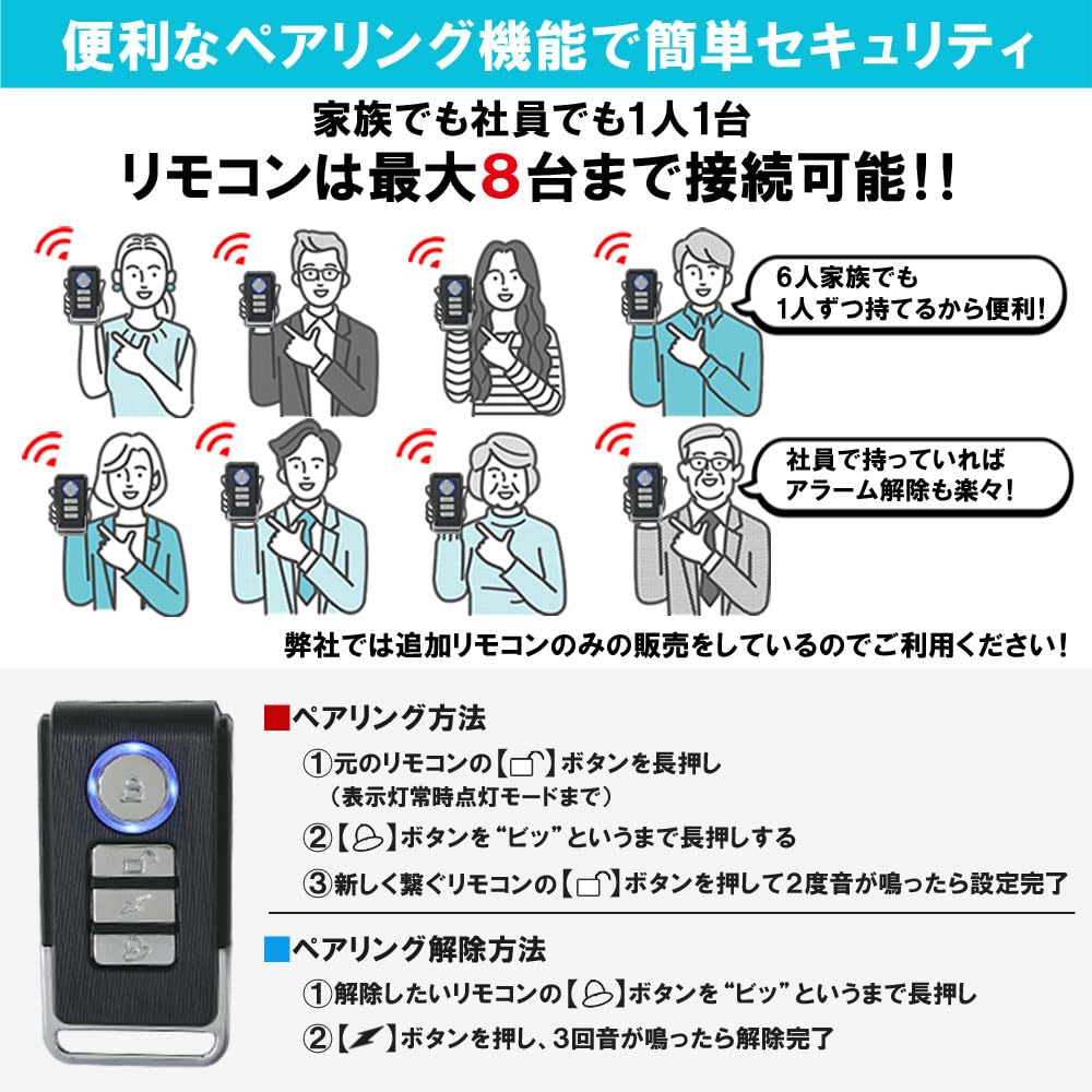 セキュリティアラーム センサー2個とケーブル Amazon | 日本語説明書付