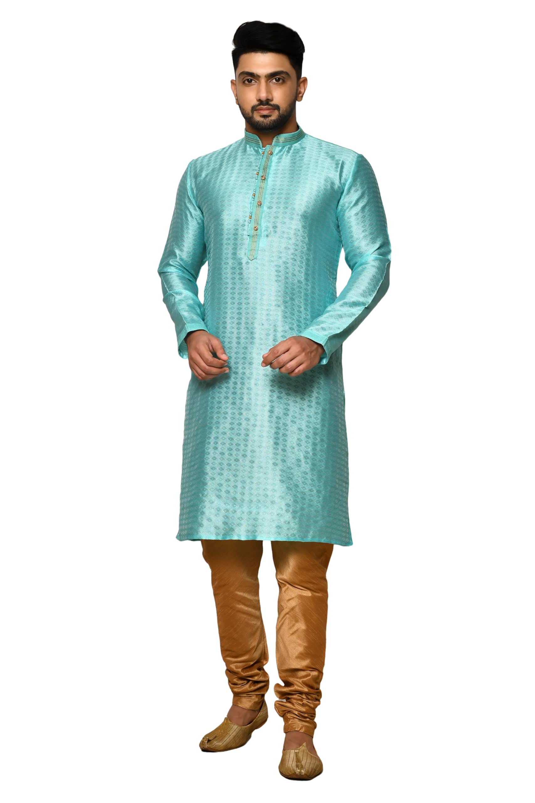 ranak Art Silk Kurta Pajama for Men | Thread Work | Festive Classic (VLSMKP458)-picture-13