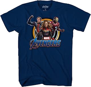 Avengers Endgame Iron Man Captain America Graphic Captain T-Shirt - coolthings.us