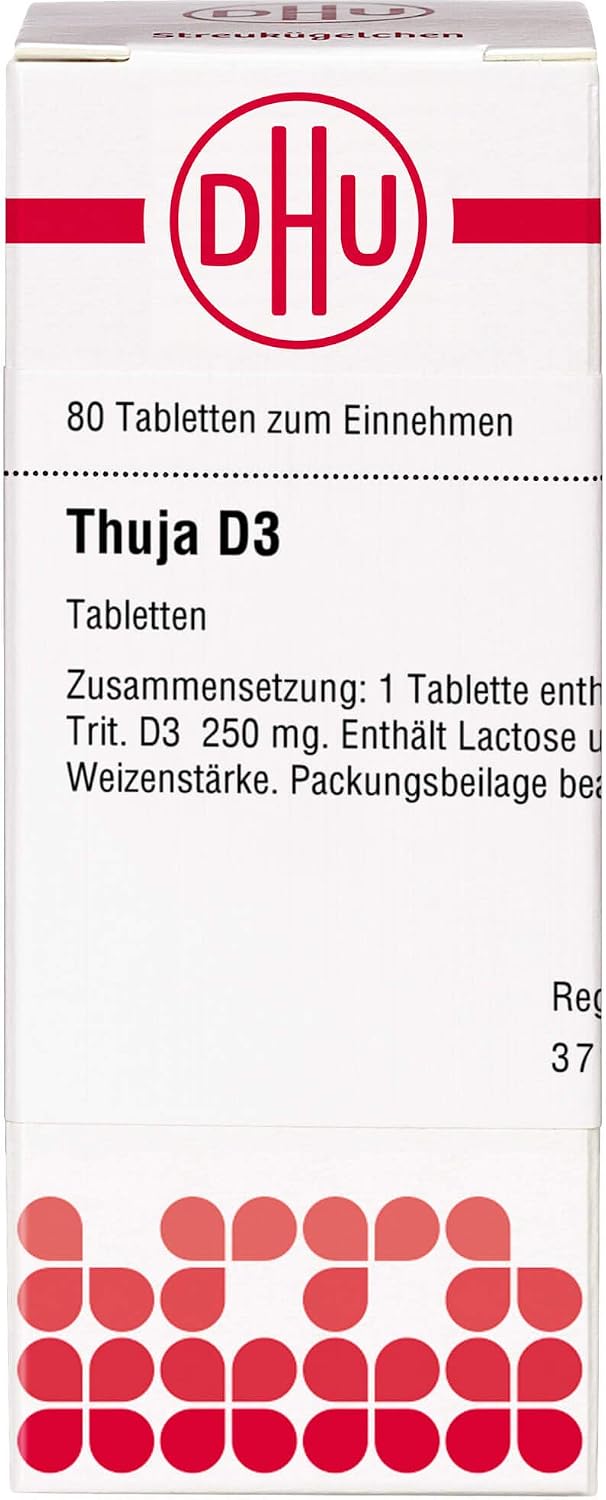 DHU Thuja D3 Tablets Pack of 80 Tablets