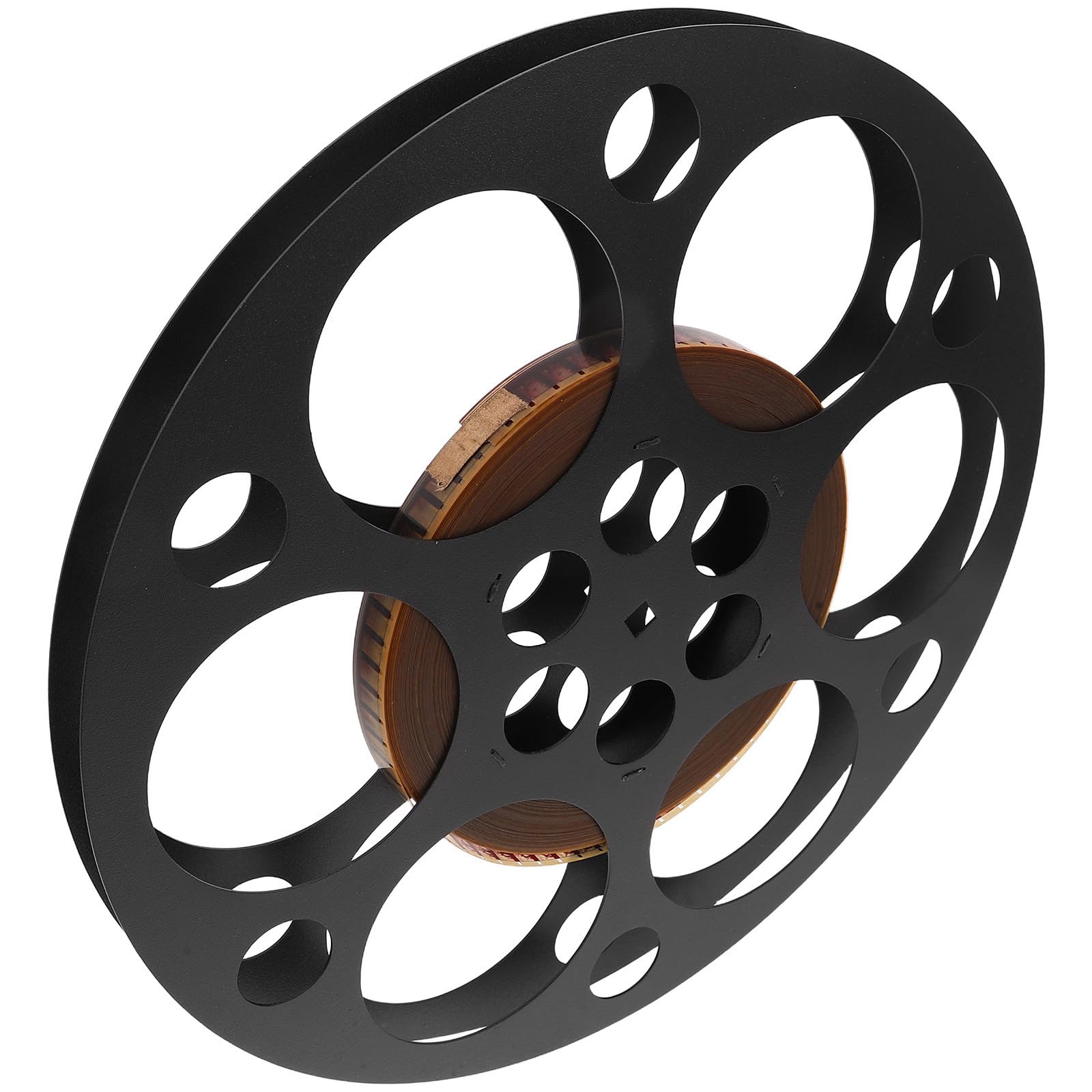 jojofuny Decorazione da Parete Vintage in Ferro Pellicola 16mm per Arredamento Casa, Scultura Murale Nostalgica per Serate Cinema e Ambienti Classici