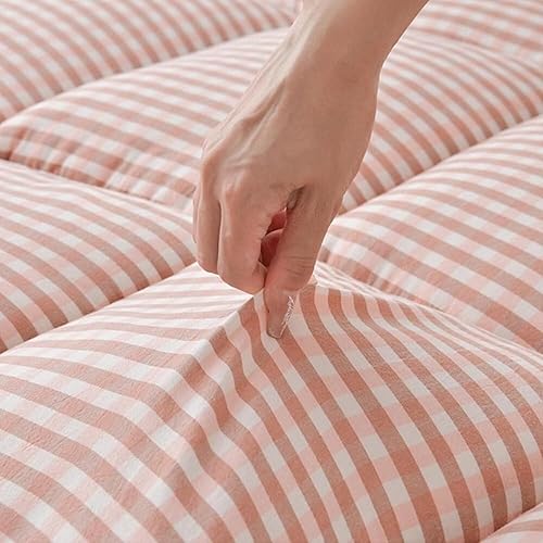 Miniatura 3 de Japanese Futon Floor Mattress - 4-Inch Thick Foldable Tatami Mat, Portable Sleeping Pad for Guest Bed, Dorm Room, Camping & Travel, Easy Storage