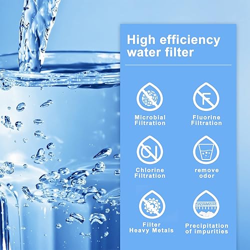 Miniatura 2 de Filtro de agua para filtros de flúor PF-2 y 4 filtros negros BB9-2  Incluye 4 filtros negros y 4 filtros de flúor compatible con filtros de agua de