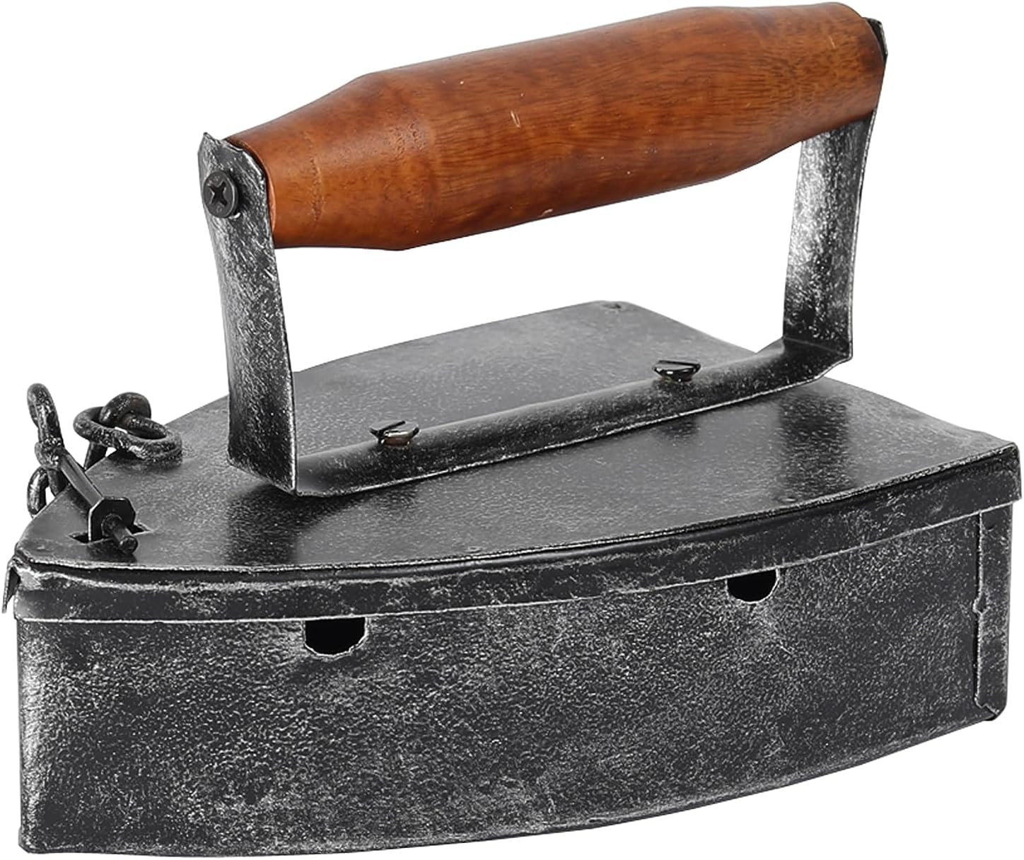 EK DO DHAI Metal Oldcharm Ashtray, Standard in Size, Triangular in Shape, A Good Gift & Eyecatcher in Table, Coal Press Design - Pack of 1