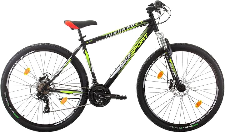 Bikesport tornado mountain bike bicicletta con cambio shimano a 21 velocita`