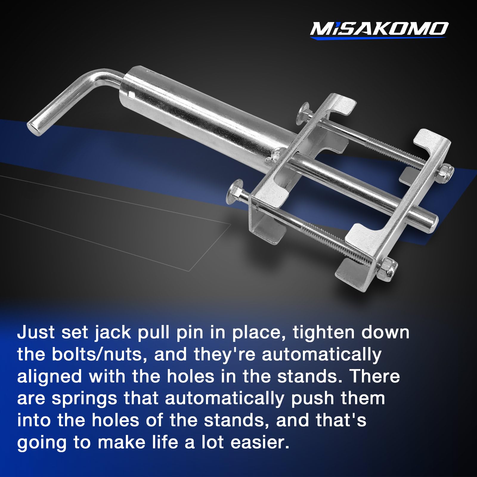 Snapklik.com : Fifth Wheel Landing Gear 3/8" Pin Quick Jack Spring ...