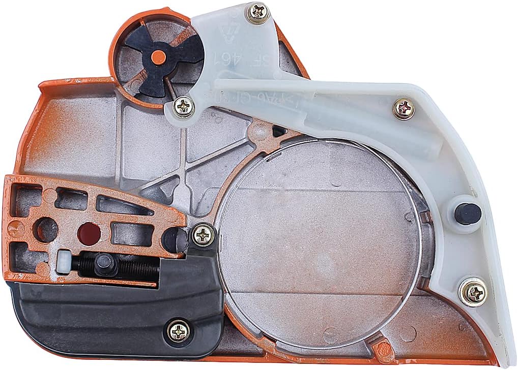 Chain Brake Clutch Side Cover For Husqvarna 445 450 445E 450E Chainsaw Parts US, Chain Brake Side Clutch Cover Assy