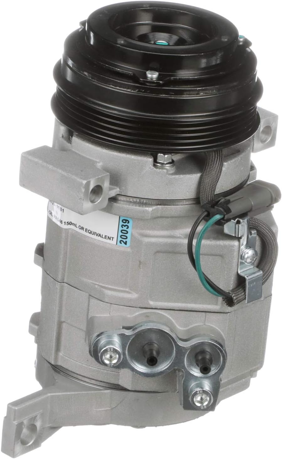 CS20039 New Air Conditioning Compressor, Grey/Black
