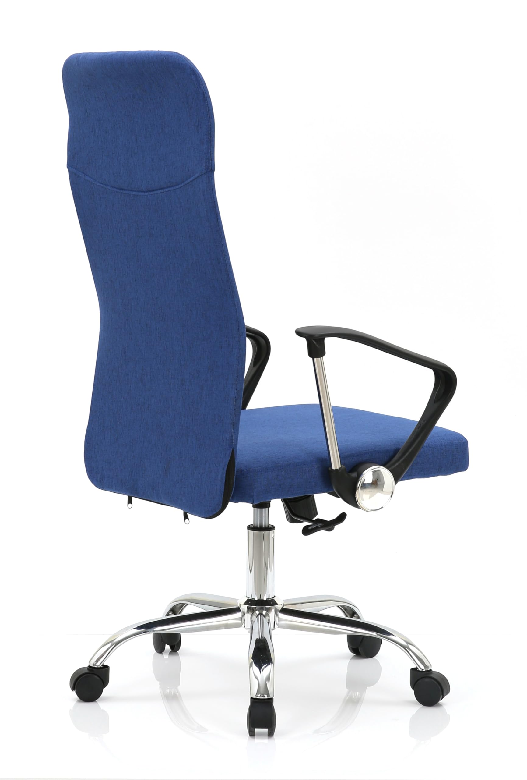 MUEBLIX.COM | Silla de Escritorio Azul Toledo | Sillon de Oficina o Despacho con Respaldo Reclinable con Ruedas | Sillas Escritorio Giratoria Estilo Moderno de Polipropileno