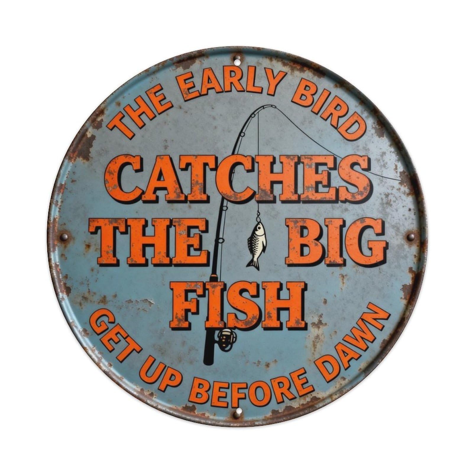 Get Up Before Dawn Metal Tin Sign Plaque