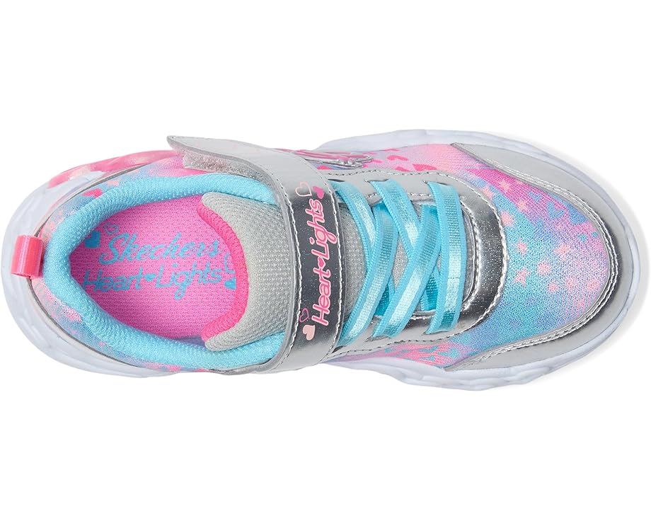 SKECHERS KIDS Infinite Heart Lights - Heart Jewels 303261n (toddler) - Top View