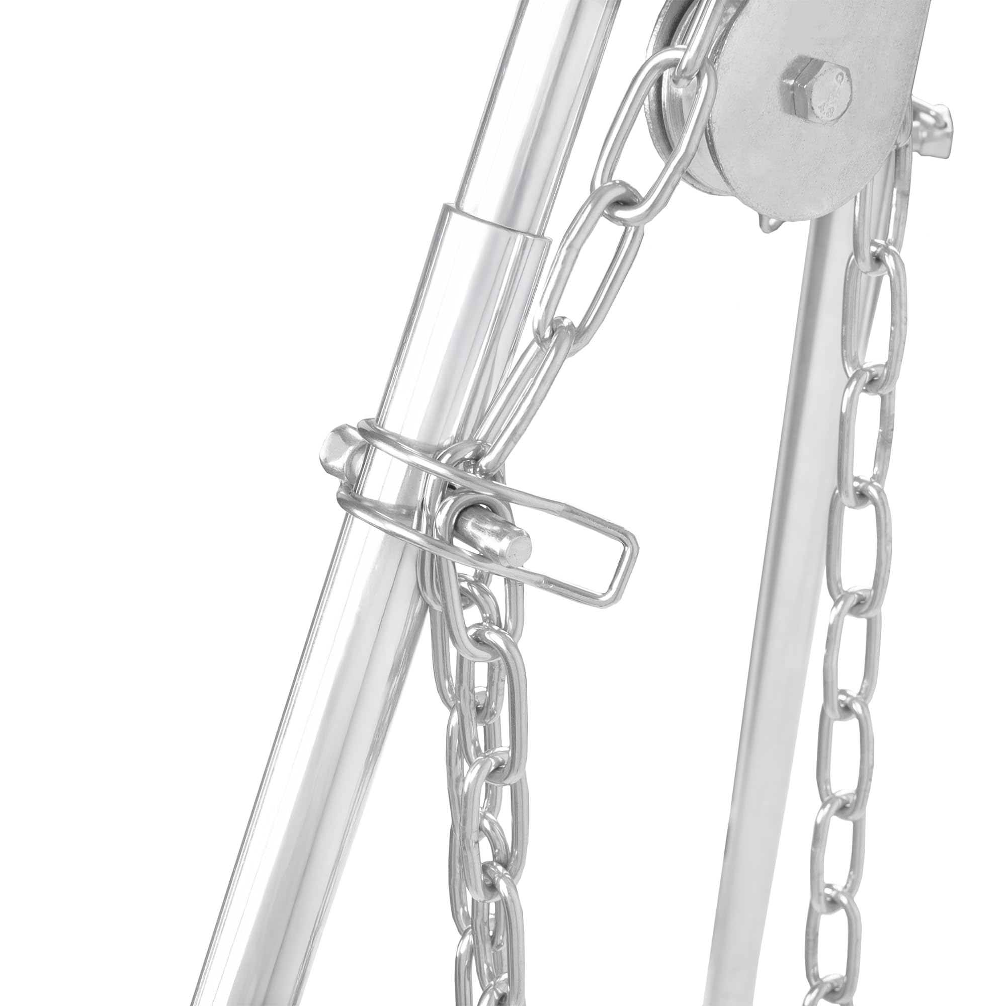 BBQ-Toro Barbacoa giratoria con bolsa de transporte, hierro galvanizado, altura regulable 119 – 184 cm, trípode para brasero, parrilla giratoria sin brasero, barbacoa de jardín, giratoria, parrilla de