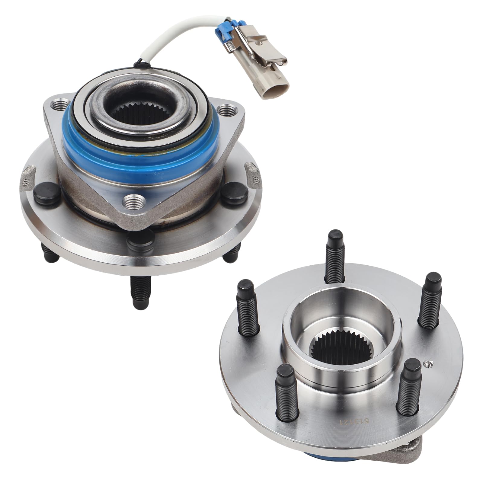 Amazon.com: KUSATEC 513121 Front/Rear 2PCS Wheel Bearing and Hub