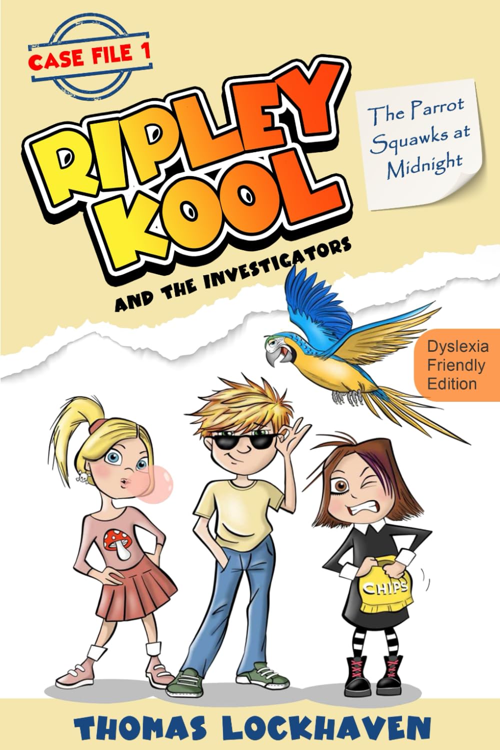The Parrot Squawks at Midnight (Case File 1): Dyslexia-Friendly Edition: Ripley Kool and the Investigators: Ripley Kool and the Investigators - ... Investigators (Dyslexia-Friendly Edition))