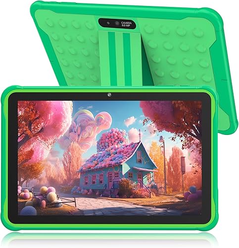 Tablet de 10 pulgadas para niños, tableta Android 10 de 32 GB ROM 512 GB expandir, control parental, certificado GMS, software para niños