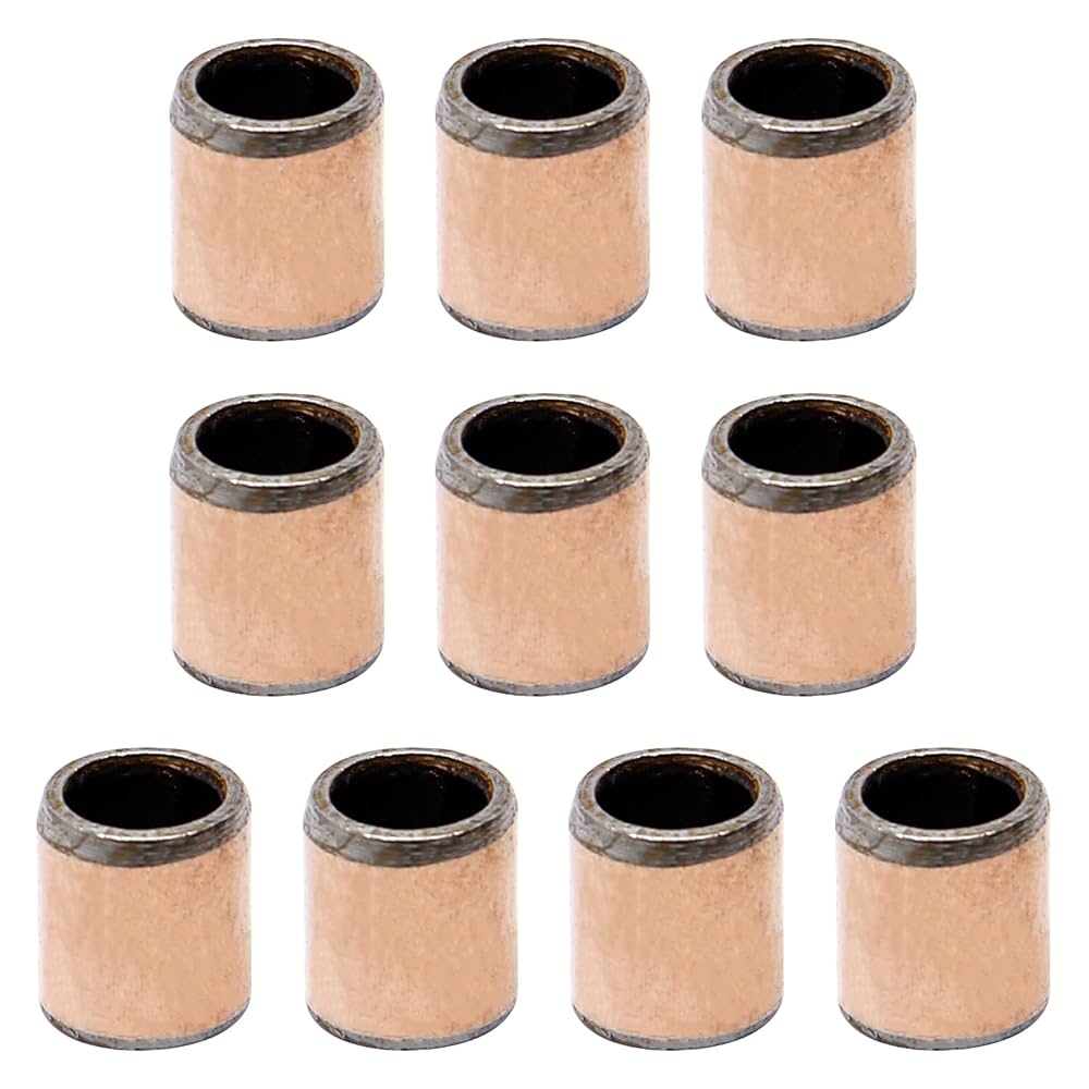 Uxcell Sleeve Bearings 10mmx12mmx20mm Chrome Steel Oilless Bushing