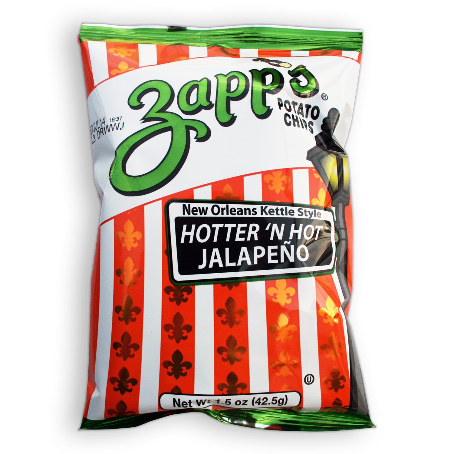 Amazon.com: Zapp's Potato Chips - 1.5oz Bag (Hotter 'n Hot