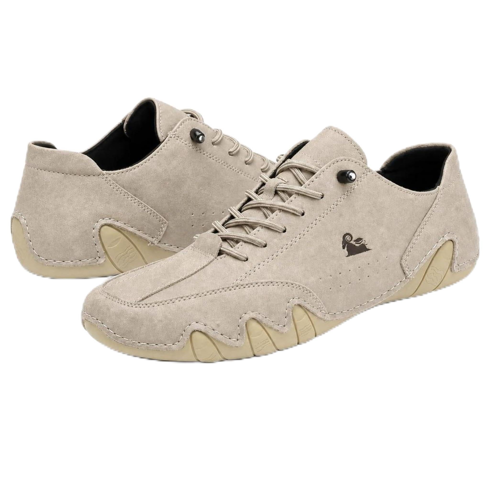 Ultra-Bequeme Barfußschuhe aus Leder für Damen und Herren im Alltag | Flexible Sohle, Weiches Innenfutter und Angenehme Passform für Spaziergänge, Freizeit und Reisen