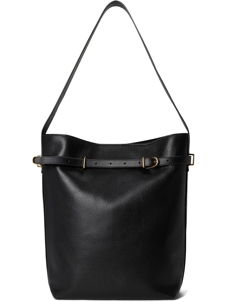 Black Madewell Belted Essentials Bucket Tote