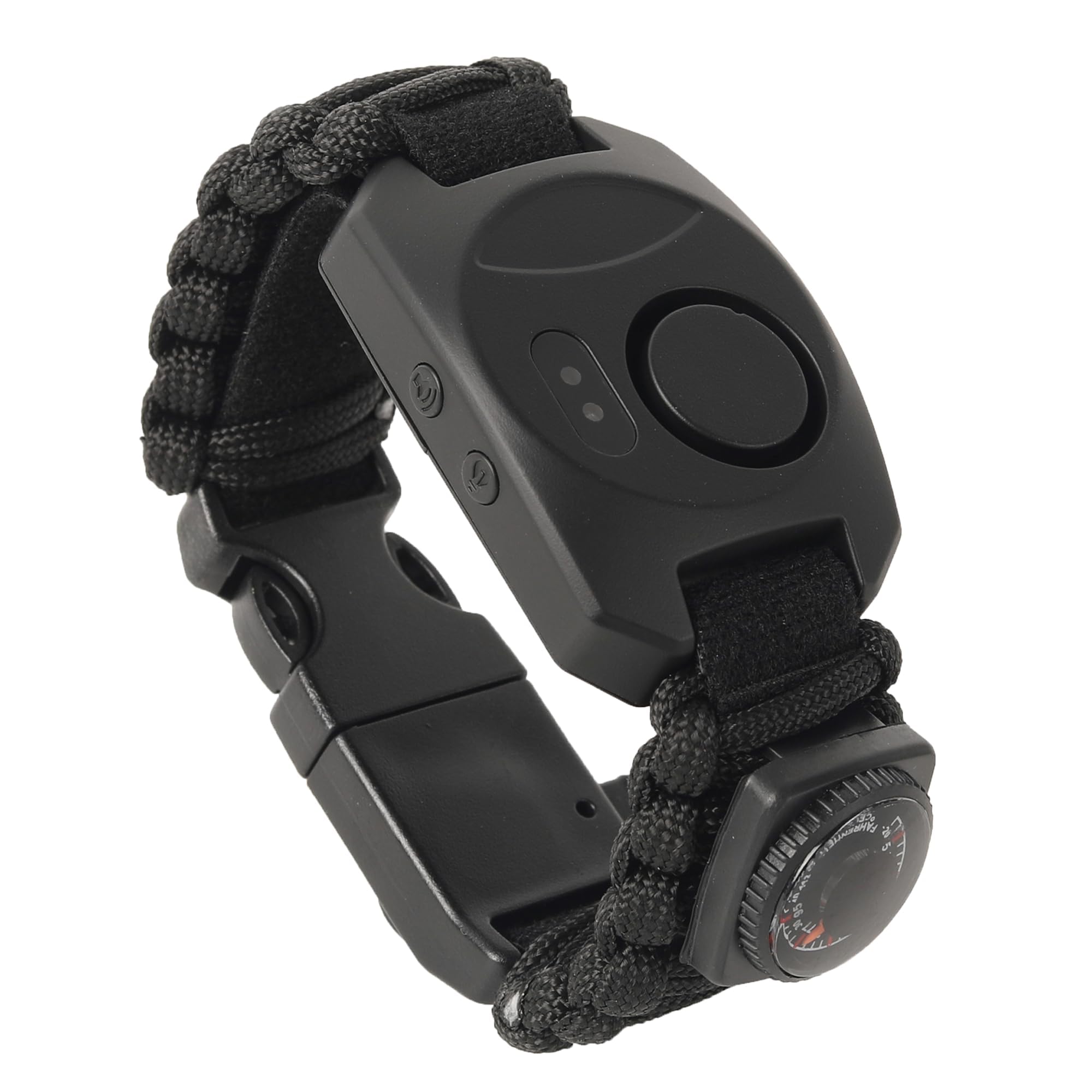 Tactical Paracord Rope Bracelets Kit, 8 in 1 Bear Deterrent Devices, With SOS LED Light, Compass and Fire Starter, Magnesium Fire Starter, Emergency Whistle, Camping and Hiking Survival Tool