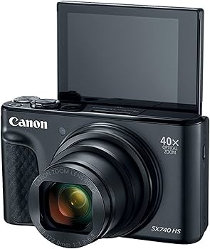 Amazon.com : Canon Powershot SX740 HS Digital Camera (Black) +