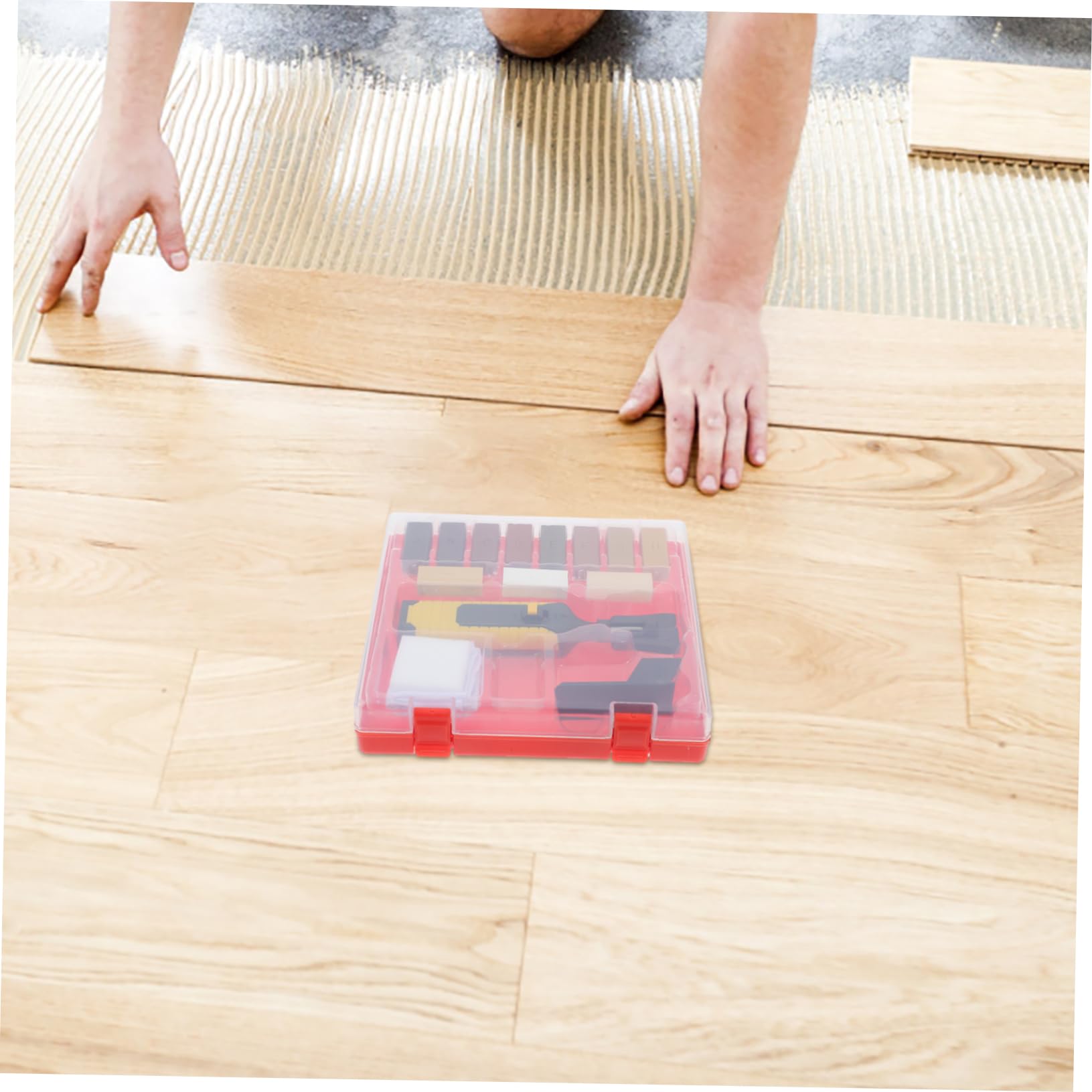 Kit De Reparación De Pisos De Madera Juego Completo Para Reparar Astillas Rayones En Muebles Cera Para Pisos De Madera Dura
