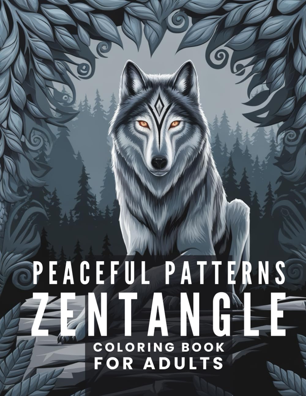 Zentangle Coloring Book for Adults – Peaceful Patterns: Relaxing Mandalas & Intricate Designs: 145 Pages of Stress-Relieving, Mindful Patterns for Creativity, Focus, and Relaxation