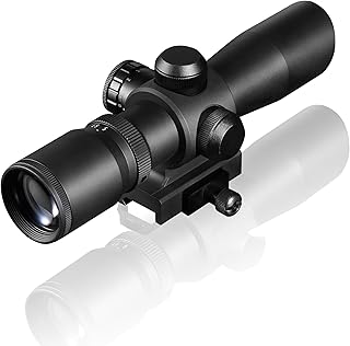 1.5-5x32 Low-Light Rifle Scope with 1.5-5x Magnification and 32mm Objective Lens 100% Waterproof Fogproof Shockproof Construction with Wide Filed of View - XSNIPERON