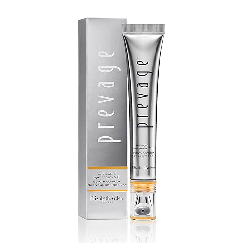 Elizabeth Arden PREVAGE - Suero para debajo de los ojos 2.0, suero antiarrugas con punta de enfriamiento, corrige patas de gallo, hinchazón, ojeras
