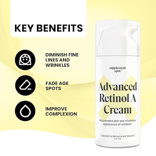 Miniatura 2 de Advanced Retinol A Cream - Crema hidratante con vitamina E, aceite de coco y almendras, crema antienvejecimiento diaria de retinol para la cara,