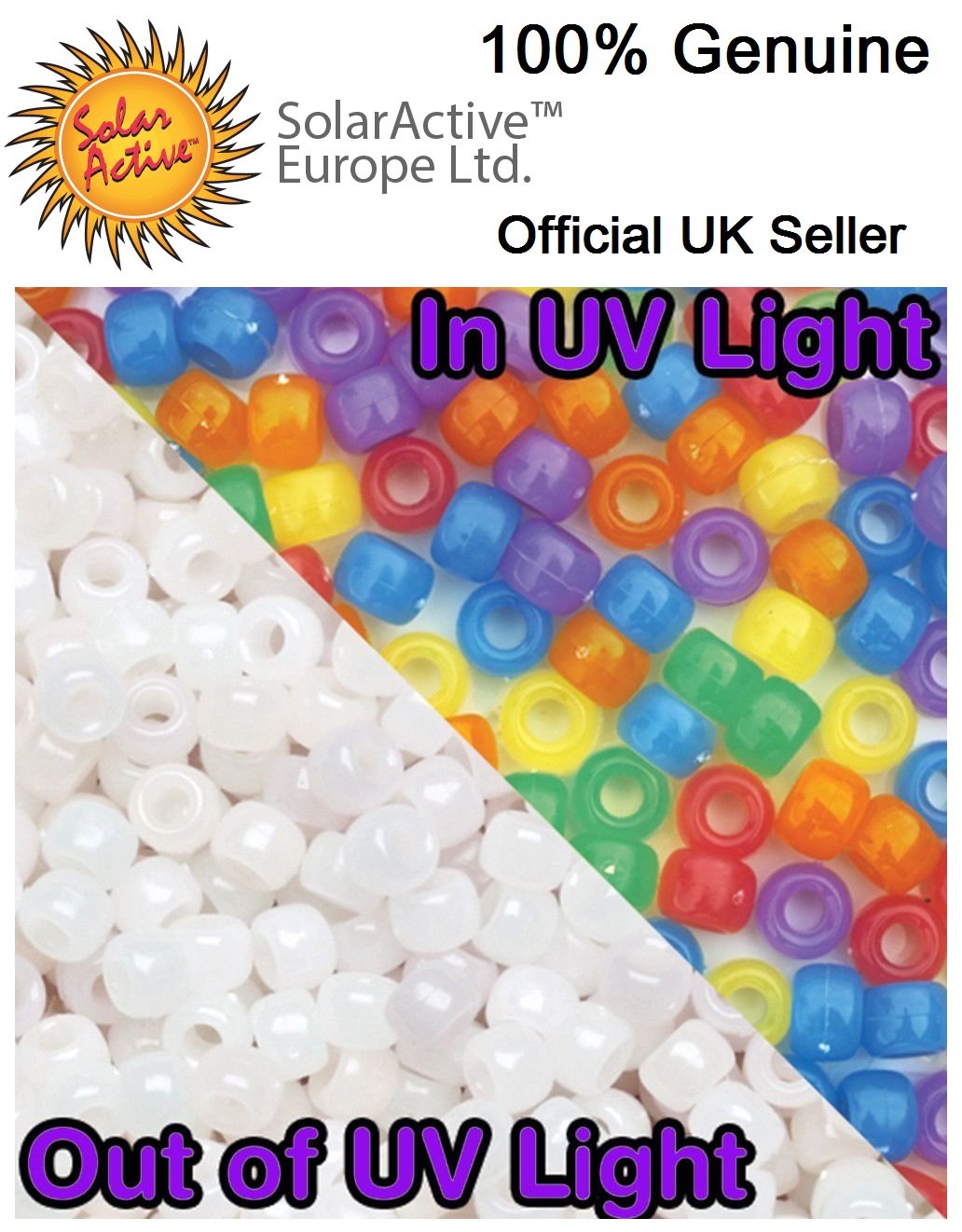 UV Colour Changing Beads