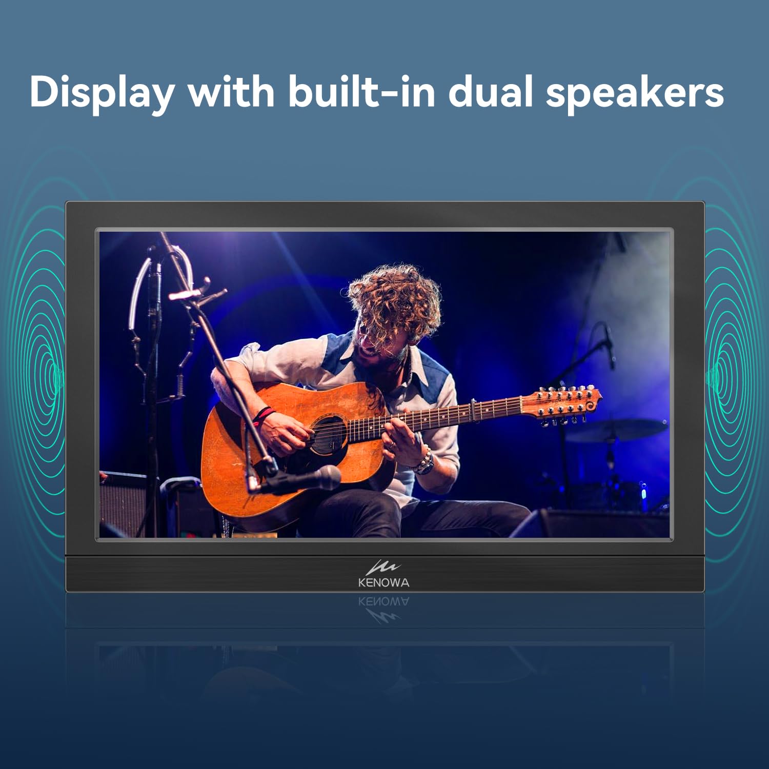 Kenowa Monitor portátil de 11,6 pulgadas con pantalla IPS dual C/HDMI FHD 1920 x 1080 LCD monitor externo para Windows 7 8 10 OS PS3 PS4 Xbox Mac Raspberry Pi B ordenador portátil
