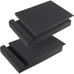 Paneles Acusticos De Goma Espuma JBER Paquete de 2 almohadillas de aislamiento acústico, almohadillas de espuma de aislamiento de altavoces para monitor de estudio, espuma acústica de alta densidad adecuada para altavoces de 5