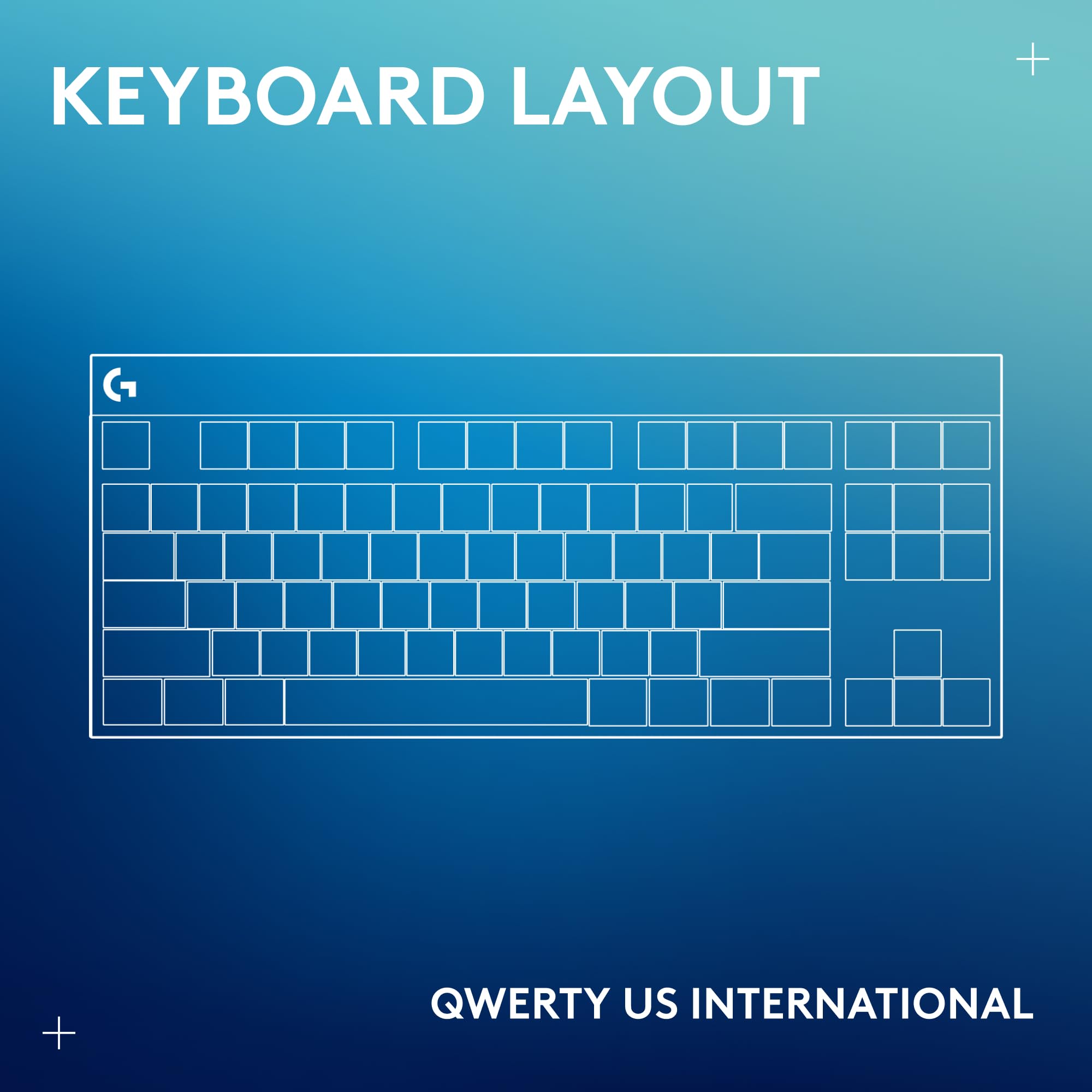 Logitech G316 X 98 Clavier Gaming, fréquence de Rapport de 8 kHz, commutateurs tactiles remplaçables à Chaud, Structure à Joints d'étanchéité, écran matriciel LED et molette
